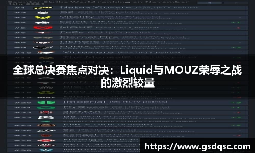 全球总决赛焦点对决：Liquid与MOUZ荣辱之战的激烈较量